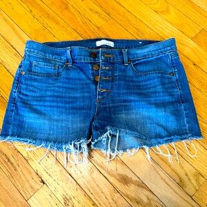 Loft Soft Blue Denim Shorts